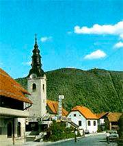 4.2.1 CERKEV SV. MARTINA v Šmartnem ob Paki Prvič se omenja leta 1262, ko je Hartnid iz Orta, maršal vojvodine Štajerske, podaril gornjegrajskemu samostanu dve hubi. Spadala je pod šempetrsko prafaro.