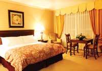 Suites Room Type Number Size Beds Junior Suite 13 395~640sqf One king bed, two double beds or one king and one double bed This large bedroom/parlor suite is
