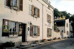 The hotel is located in the old part of the village, with a view onto
