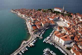 238 Western Slovenia Piran 239 1ST OF MAY SQUARE (PRVOMAJSKI TRG) The administrative centre of Piran until the 13th century, these days it stands in stark contrast to the glistening Tartinijev Trg