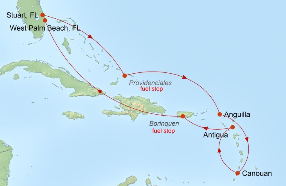 JOURNEY TO THE CARIBBEAN Dates: From Friday, March 2, to