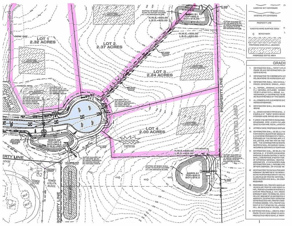 FOR SALE : Land SITE PLAN - Denmark Township TOTAL ACREAGE AVAILABLE: 10