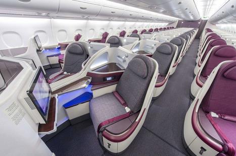 AIRBUS A380 Business Class 48 seats, 1-2-1 configuration 180 degree true fully