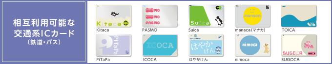 One IC Card can be used nationwide.