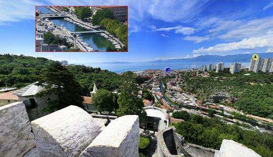 Slika 4 - Virtualna šetnja Rijekom Izvor: Moja Rijeka, Virtualna šetnja Rijekom - 360 panorama Rijeke, dostupno 2 rujna 2014, http://www.mojarijeka.