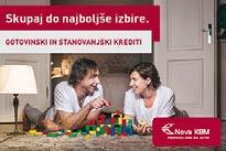 Kredit lahko sklenete stranke vseh bank v Sloveniji, do največ 5.000 EUR, z odplačilno dobo od 13 do 60 mesecev, z minimalno mesečno obveznostjo 20 EUR.