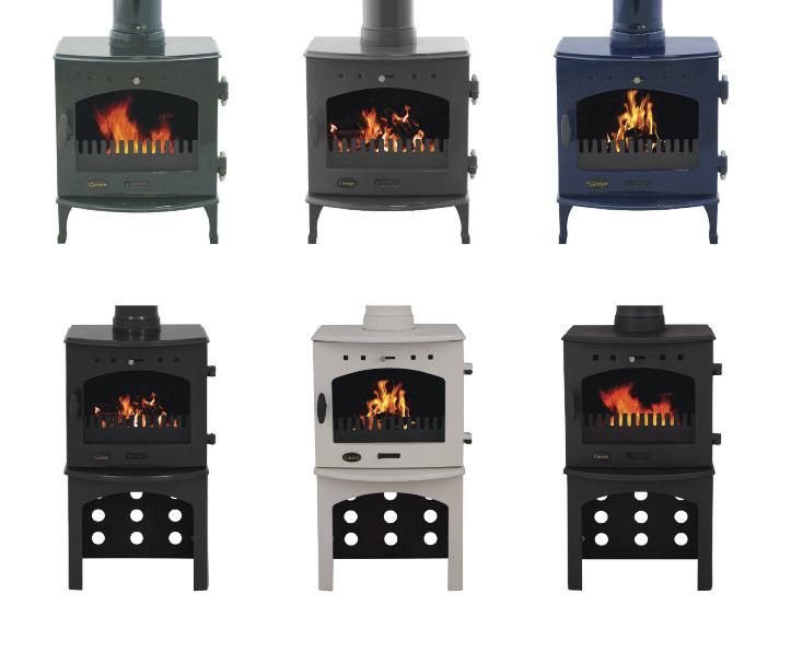 Enamel Cast Iron Stove 7kw) BHC304 BHC334 Pebble Enamel Cast Iron Stove 7kw) BHC316 BHC338 Blue Enamel Cast Iron Stove 7kw) BHC305 BHC335 No additional room ventilation required External riddle grate