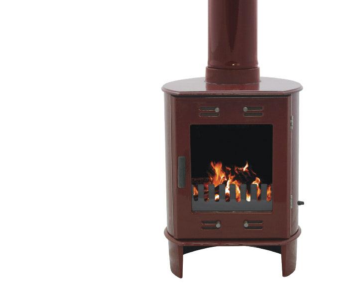 The Dante (5kw) Stove Features Approved for use in smoke exempt zones when burning wood 76.