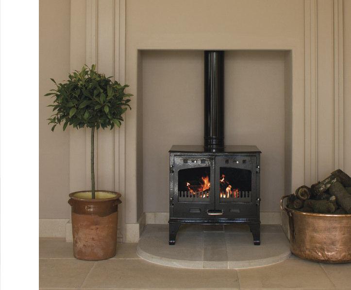 Carron Stove (11kw) Stove Features Approved for use in smoke exempt zones when burning wood 77.