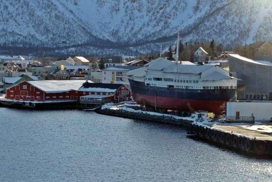 We suggest picking up lunch on location before boarding the Hurtigruten ship at the terminal opposite for your 3 hour journey into the Lofoten islands and the port of Svolvaer.