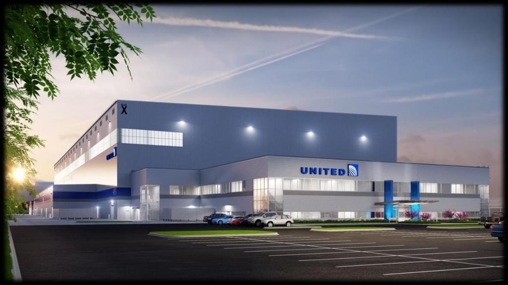 Investing in George Bush Intercontinental (IAH) United has broken ground on a new Technical Operations Center Text United Airlines Technical Operations Center (UTOC) New United Airlines Technical