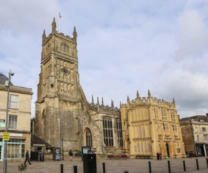 465 40 44 10 417 4 Cirencester is an attractive and popular tourist destination due to a number of its
