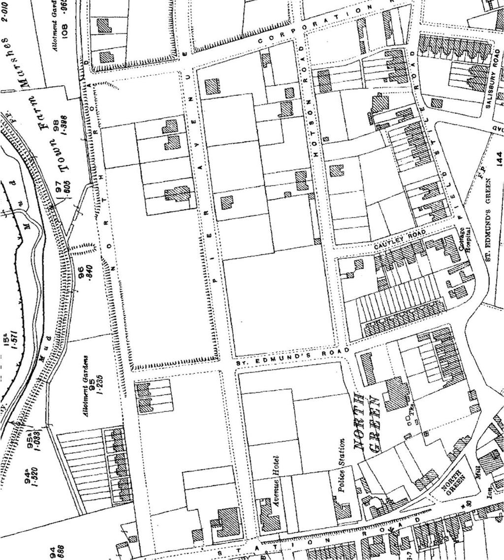 Figure 51: Detail of OS map Southwold,