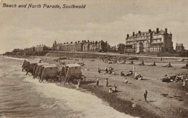 Postcard images of Southwold are more conventional, showing the beach (Figure 76) and the