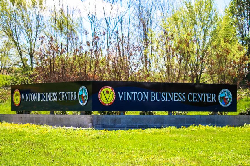 VINTON BUSINESS CENTER Participants: County of Roanoke and the Town of Vinton Purpose: The County of Roanoke and Town of Vinton worked together to design and fund this industrial/business park and to