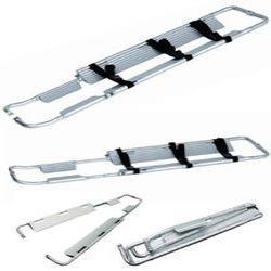 Scoop stretcher is made of highstrength aluminum alloy and light-weighted.
