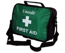 Class C + Extras Green Carry Bag This kit is easy to carry with ample storage room within for extra equipment. Great for the car, office or home. Meets Work Cover requirements for Class C First Aid.