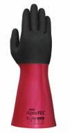 Chemical Resistant Gloves NEOPRENE 2-5 gloves Flock-lined unsupported neoprene Increase chemical and abrasion resistance over standard neoprene gloves Broad-spectrum protection Excellent resistance