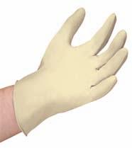 Disposable Gloves accutech sterile Gloves examination Grade latex Gloves A low particle glove with a low level of extractable 0% natural rubber, free of pigments or fillers Ergonomically-designed,