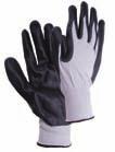 glove surface Highest level of comfort and protection Resistant to snags and abrasions Accepted for use in Canadian Case Qty: 144-01 SAW2 SAW3 SAW4 SAW5 SAW SAW Grey Polyurethane Palm Coated, Black