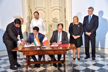 co-ceo and co-founder of Salesforce, a global software company VICE PRESIDENT S INTERNATIONAL VISIT India and Malta signs 3 MoU s in the fields of Maritime Cooperation, Tourism and Training The