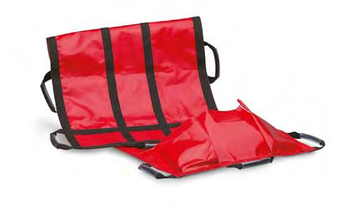 For safe storage and easy transportation the carrying sling is provided with a robust