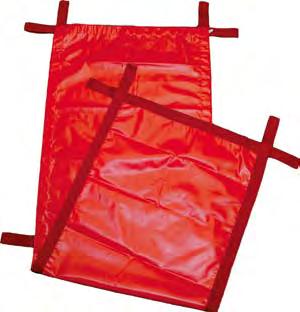 Material: Coated nylon fabric, washable, impermeable to fluids, 00% x-ray transparent
