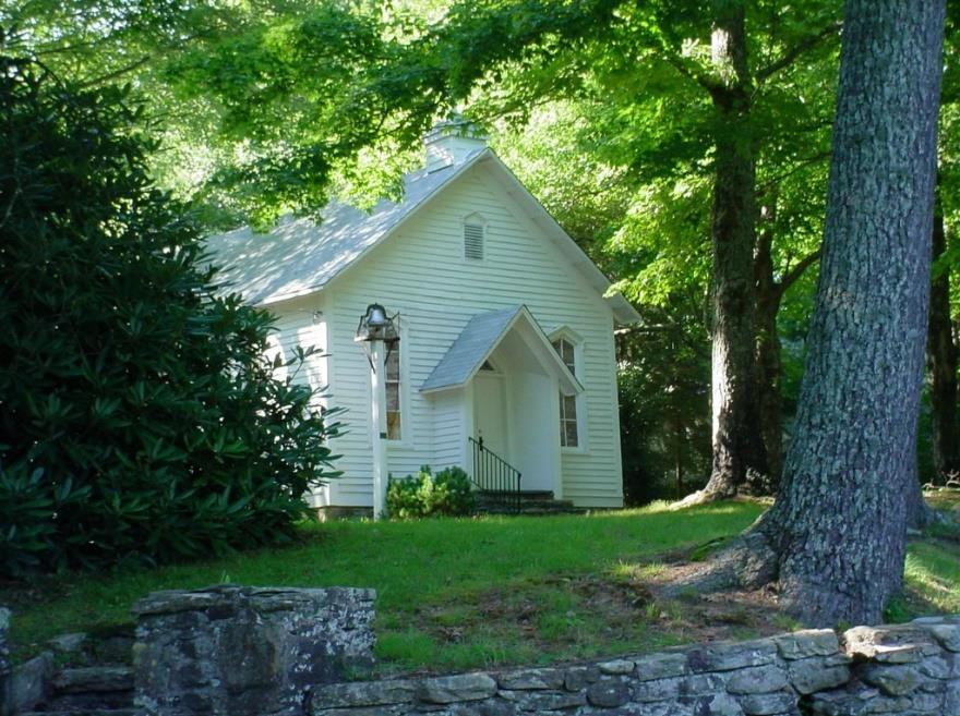 Areas for Worship, Prayer or Contemplation Mount Bethel Church, The Little White Church by the Side of the Road, is the oldest church building in Blowing Rock.