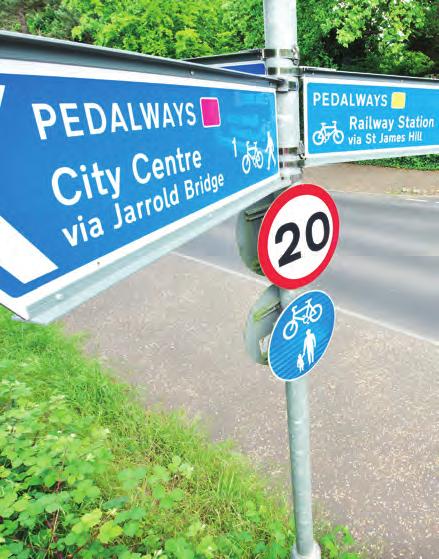 CASE STUDY CYCLE INFRASTRUCTURE Pushing Ahead: Your Journey Your Way Sustainable transport and multi modal partnership has been supported across the region through initiatives using the Sustainable