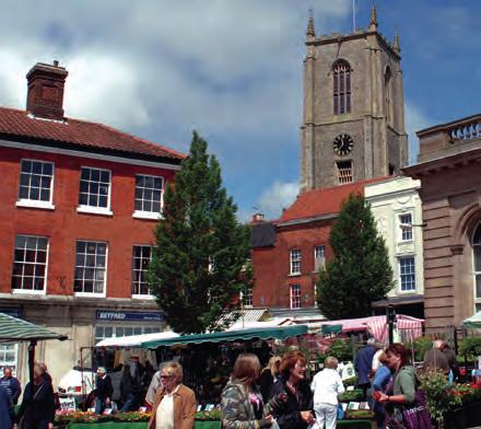 CASE STUDY MARKET TOWNS A vital part of the East The market towns of Norfolk and Suffolk are diverse in their activities, economies and transport provision.