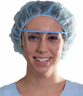 Face Protection Eye Protection CMI Eye Shields provide healthcare professionals with eye protection against splashing or splattering of blood borne pathogens and other potentially infectious