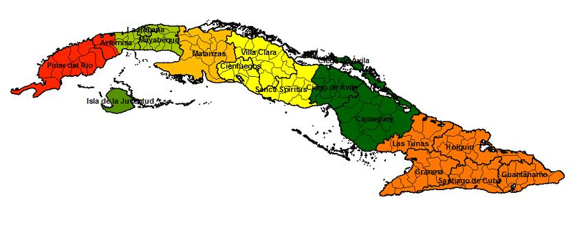 Speakers Administrative Map of Cuba 2015 Mahé Sosa Arencibia is professor and researcher at the Center for Research on the International Economy (CIEI) at the