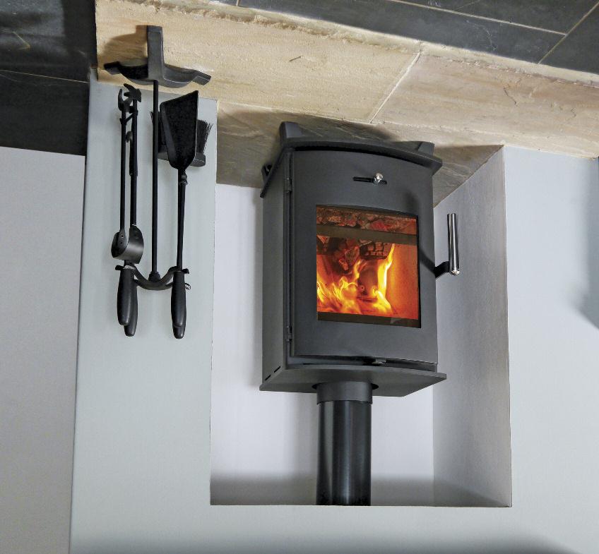 MULTIFUEL, FREESTANDING STOVES BOURNE 35FS ECODESIGN 2-5kW Small in size, but big in performance, the 35FS offers excellent output of 4.