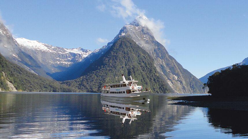 Explore the dramatic landscape by taking an early morning walk in the valleys nearby or treat yourself to a scenic flight or a cruise on a glacial lake. The tour reaches Queenstown in the afternoon.