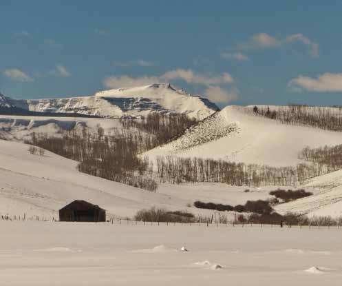 At 8,100 feet in elevation, Yampa, Colorado, experiences long winters with spectacular