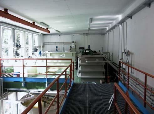 3: Notranjost sodobne industrijske čistilne naprave za tehnološke odpadne vode v podjetju Niko, Železniki (kemična čistilna naprava) Foto: Marko Naraločnik 3.2.1.