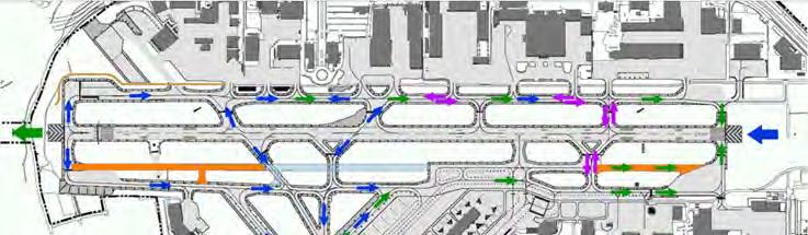 Exhibit 5-5: Suggested Additional Taxiway Use South Flow SOURCES: City of Dallas, 2016; Ricondo &