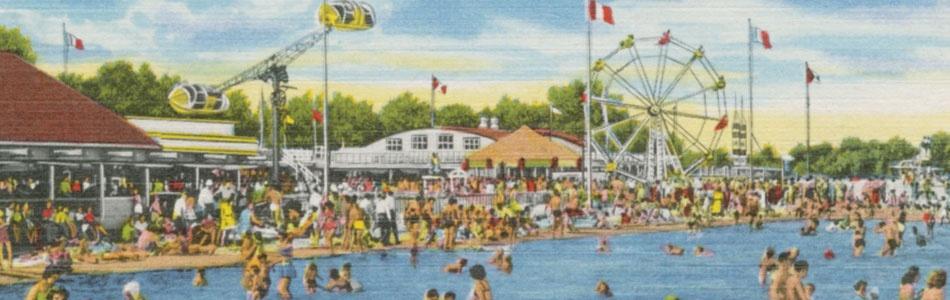 Indiana Beach is located on the shore of Lake Shafer so space is limited.