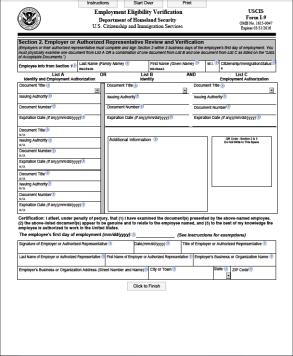 The New Form I-9: Basic Changes in Section 2 Drop down lists and calendars A quick-response matrix barcode, or QR code, generates once the form is printed and can be
