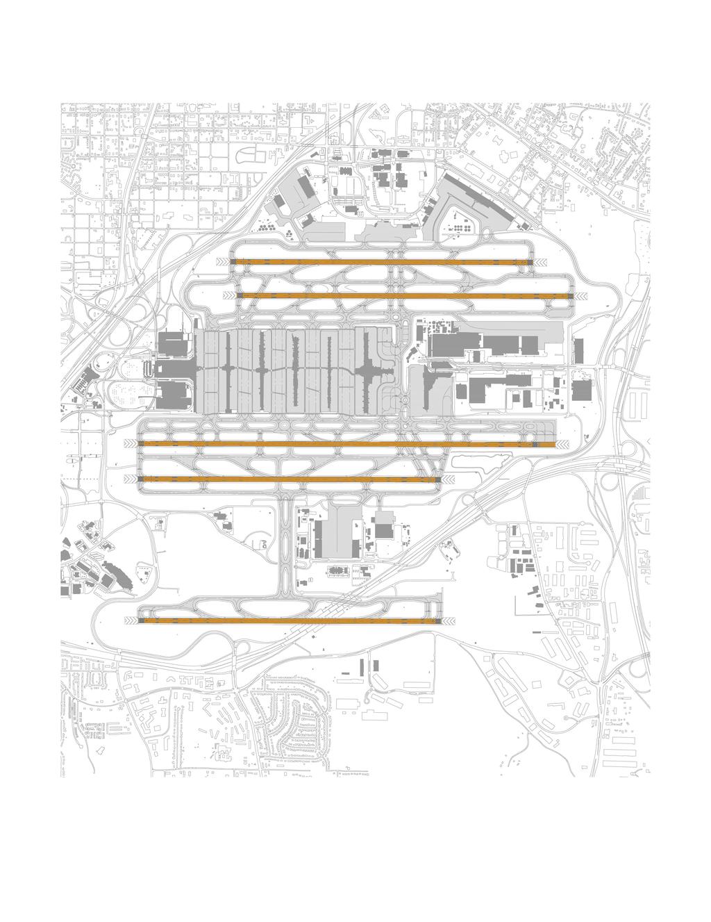 Airfield Facilities Runway Site Alternatives The airfield at Hartsfield-Jackson Atlanta International Airport consists of Several enabling projects related to the Closely Spaced Runway are runways,