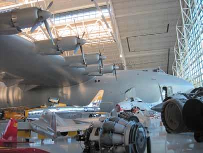 Our final dinner was held in the Evergreen Aviation Museum in McMinnville, OR a must-see if you
