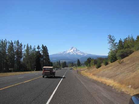 Mount Hood was always in view the first few days, and we had lunch at Timberline Lodge, halfway up the mountain, on the