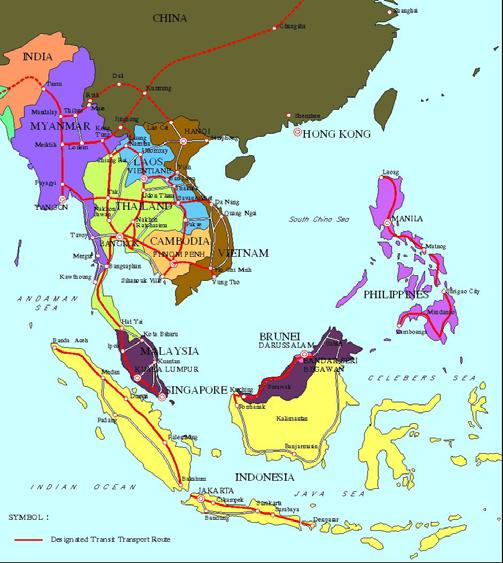 ASEAN Transit Transport Routes Protocol I: TTR signed at 12 th ATM in 2007 (20,000 km) 3 ASEAN/Asian Highways in AH 123 AH 112 AH 123 AH 121 AH1:
