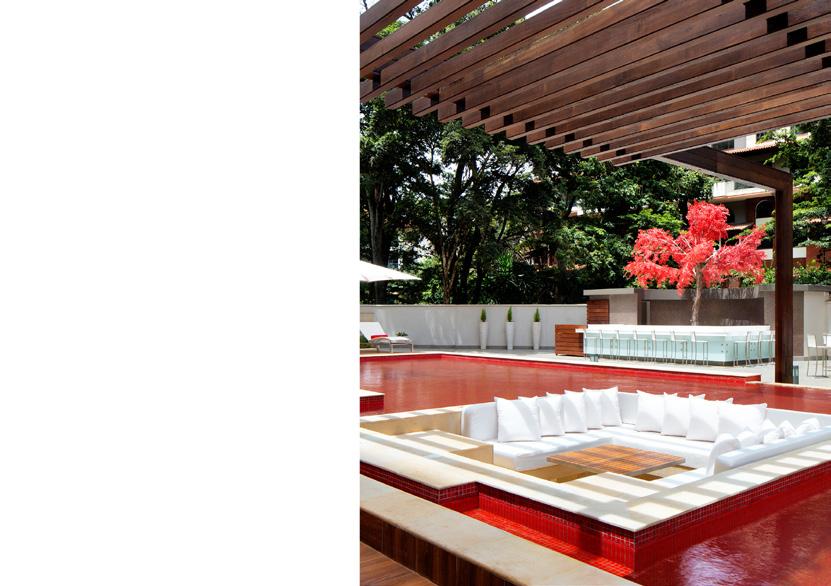 THE ROUGE DECK is a testament of sophistication and superior design. Our signature red pool features in built lounges and deck seating.