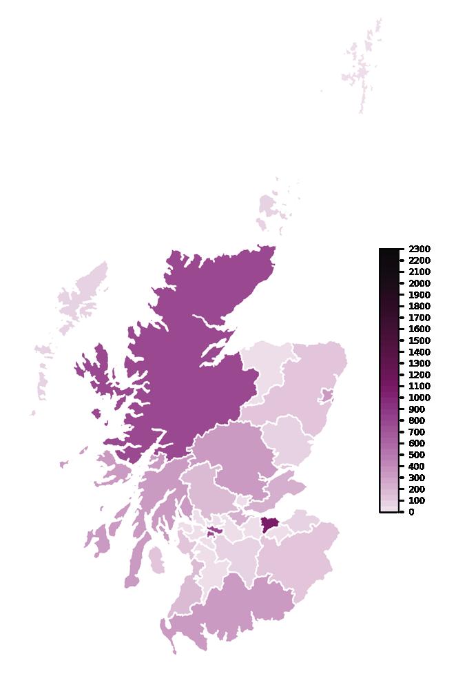 GB Tourist Trips GB TRIPS BY COUNTRY OF RESIDENCE (000 s) Scotland Aberdeen & Angus & Dundee Argyll, The Isles, Loch Lomond, Stirling & Trossachs Ayrshire & Arran Dumfries & Edinburgh & Lothians