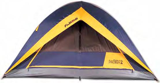 No. 1866 Spectrum plus 2 room tents Spacious rectangular design offers efficient use of space