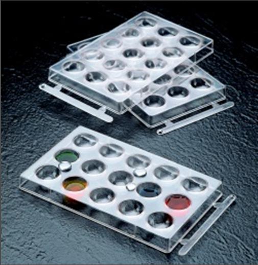 Spot plates are used when we want to perform many small-scale reactions at one time.