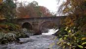 HB9 Bridge of Feugh A Bridge to Watch the Salmon Leap Grid Ref: NO 7019 9499 // Postcode Boundary: AB31 6NH There are two separate bridges over the tempestuous Water of Feugh just before it meets the