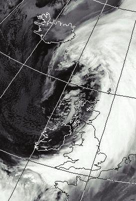 Satellite Picture of the UK at 21:41UTC