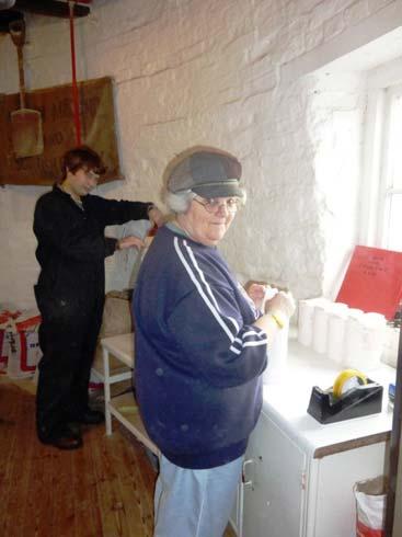 Mary has been a volunteer for over two years, and really enjoys her work with the mill team.